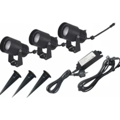 Valaisinpaketti Malmbergs Elite Kit, 3x6,5W, IP65