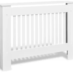 Valkoinen mdf patterinsuojakaappi 112 cm