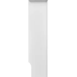 Valkoinen mdf patterinsuojakaappi 112 cm