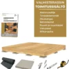 Valmisterassi PatioN°rd Aava, 2x2m, kestopuu