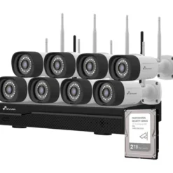 Valvontakamerapaketti Celotron Nivian Professional, 3MP, 8 kameraa, 16 kanavaa, 2Tb