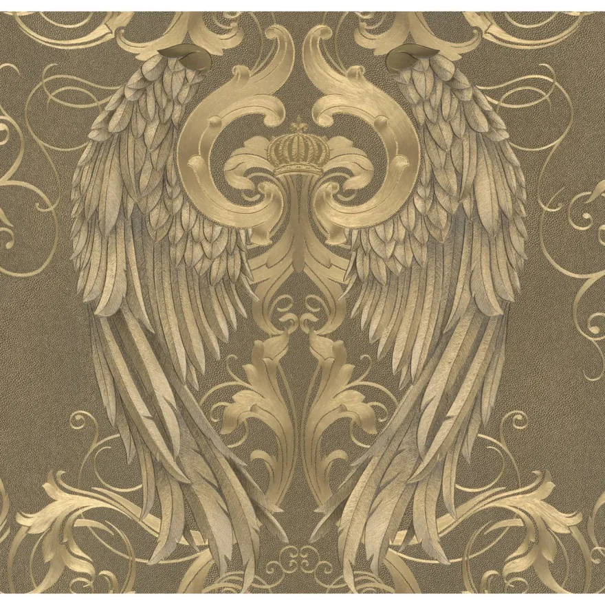 Vanhanajan tapetti Marburg Glööckler Pompöös Provence 52540, 0.70x10.05m, ornamentti, kulta