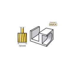 Veistoterä Dremel Max 115DM, 7.8mm, 2kpl