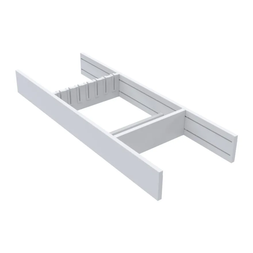Veitsilaatikko Beslag Design Flex Basic, 200x523mm, valkoinen