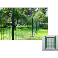 Verkkoaidan käyntiportti, korkeus 100cm, leveys 150cm
