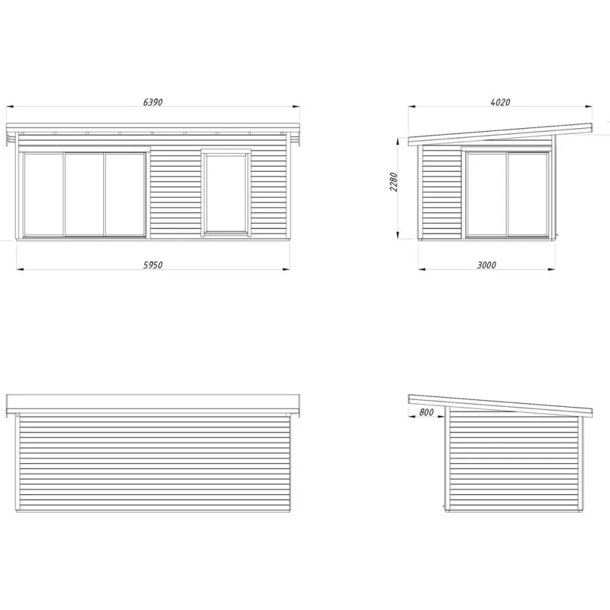 Vierasmaja Palmako Andrea, sis.liukuovet 17,1 m² FR44-6030