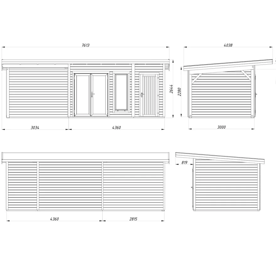 Vierasmaja Palmako Aurelia 12,4+7,9 m2