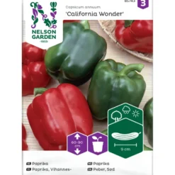 Vihannespaprika Nelson Garden California Wonder, siemenet