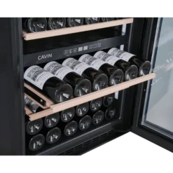 Viinikaappi Cavin Scandinavian Collection 90, 59.2cm, 2 lämpötila-aluetta, integroitava, musta