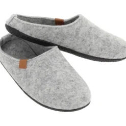 Villapistokkaat kumipohjalla Wildstep Wool, vaaleanharmaa