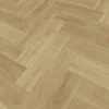 Vinyylilankku Check Floors Check One Herringbone 2074H Prenzlau Oak, vaaleanruskea, integroitu askeläänieriste