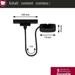 Virtakaapeli Paulmann URail Zigbee 3.0, 1m, max. 100W