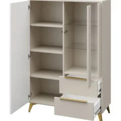 Vitriinikaappi Nomla 2D2SZ XYLIX, beige