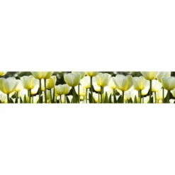 Välitilatarra Dimex White Tulips, 180-350x60cm