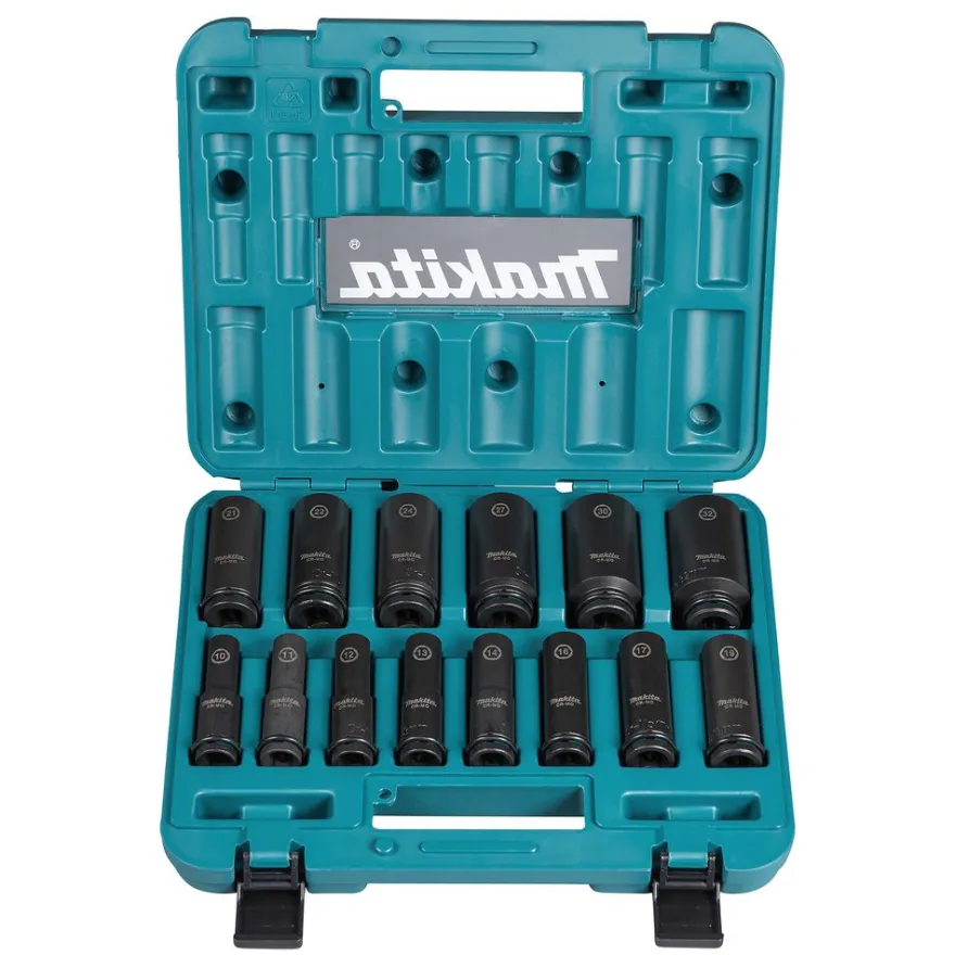 Voimahylsysarja Makita Impact Black E-16586, 14-osainen, Verkkokaupan poistotuote