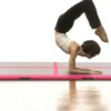 Voimistelumatto, täytettävä, pumpulla 300x100x10cm, PVC, pinkki