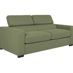 Vuodesohva Home4You KINGSTON 3-istuttava 198x96xK76/94 cm, vaaleanvihreä, harmaa