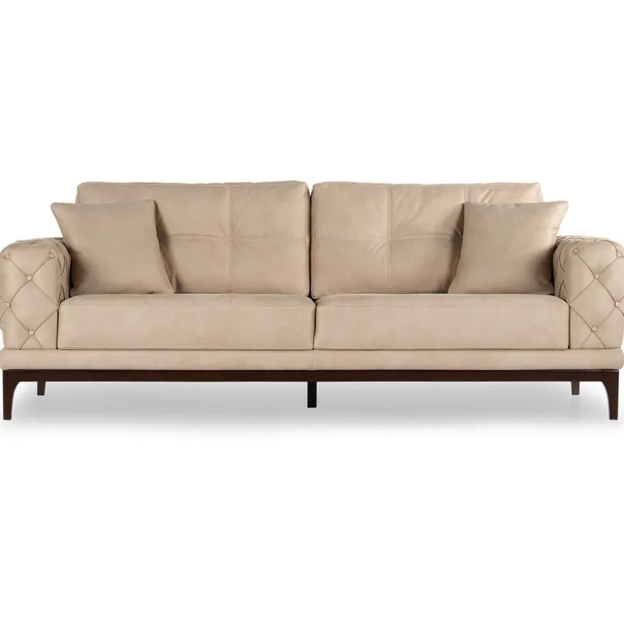 Vuodesohva Linento Furniture Lale, 3-istuttava, beige