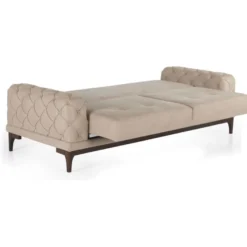 Vuodesohva Linento Furniture Lale, 3-istuttava, beige
