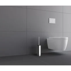WC-harja Smedbo Outline FK612, vapaasti seisova, kiillotettu ruostumaton teräs