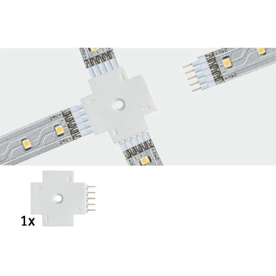 X-liitin Paulmann MaxLED, 32x28mm, max.144W, valkoinen