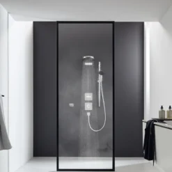 Yläsuihku Hansgrohe Pulsify S 260 2jet Ecosmart, seinäliitin, piiloasennus, kromi