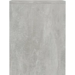 Yöpöydät 2kp 40x30x40 cm lastulevy betoninharmaa