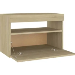 Yöpöytä LED-valoilla, 60x35x40cm, eri pakkauskokoja ja värejä