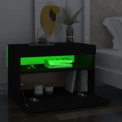 Yöpöytä LED-valoilla, 60x35x40cm, eri pakkauskokoja ja värejä