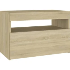 Yöpöytä LED-valoilla, 60x35x40cm, eri pakkauskokoja ja värejä