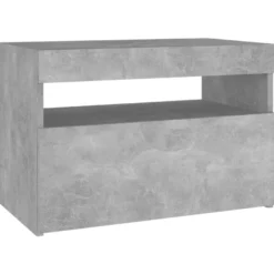 Yöpöytä LED-valoilla, 60x35x40cm, eri pakkauskokoja ja värejä