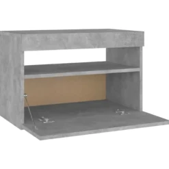 Yöpöytä LED-valoilla, 60x35x40cm, eri pakkauskokoja ja värejä