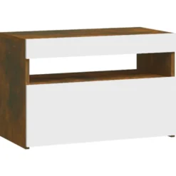 Yöpöytä LED-valoilla, 60x35x40cm, eri pakkauskokoja ja värejä