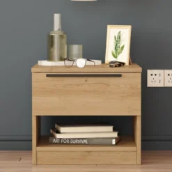 Yöpöytä Linento Furniture Ll3, pähkinäpuu