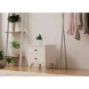 Yöpöytä Linento Furniture Rb-070, 40x45cm, mattavalkoinen
