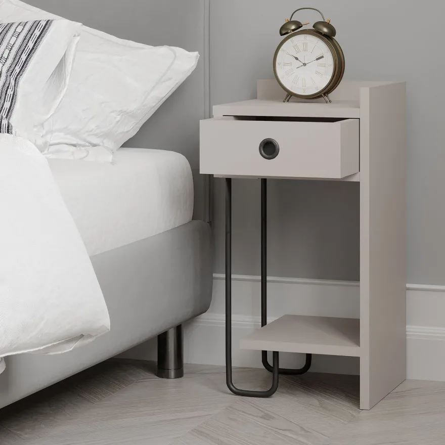 Yöpöytä Linento Furniture Sirius, oikea, eri värejä