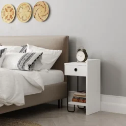 Yöpöytä Linento Furniture Sirius, oikea, eri värejä