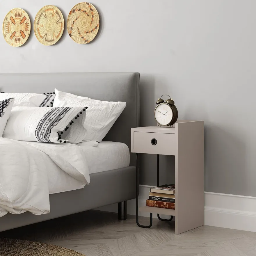 Yöpöytä Linento Furniture Sirius, oikea, eri värejä