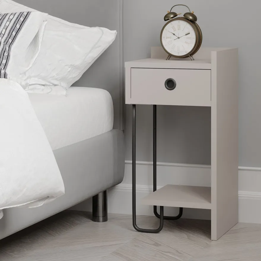 Yöpöytä Linento Furniture Sirius, oikea, eri värejä