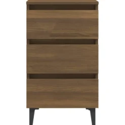 Yöpöytä metallijaloilla, 40x35x69cm, eri pakkauskokoja ja värejä