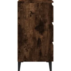 Yöpöytä metallijaloilla, 40x35x69cm, eri pakkauskokoja ja värejä